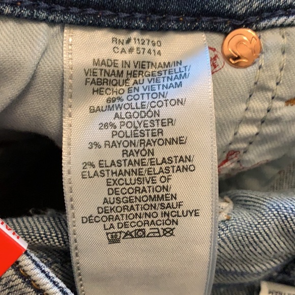 NWT True Religion Halle w/ Flap Destroy Size 33 - Picture 7 of 7